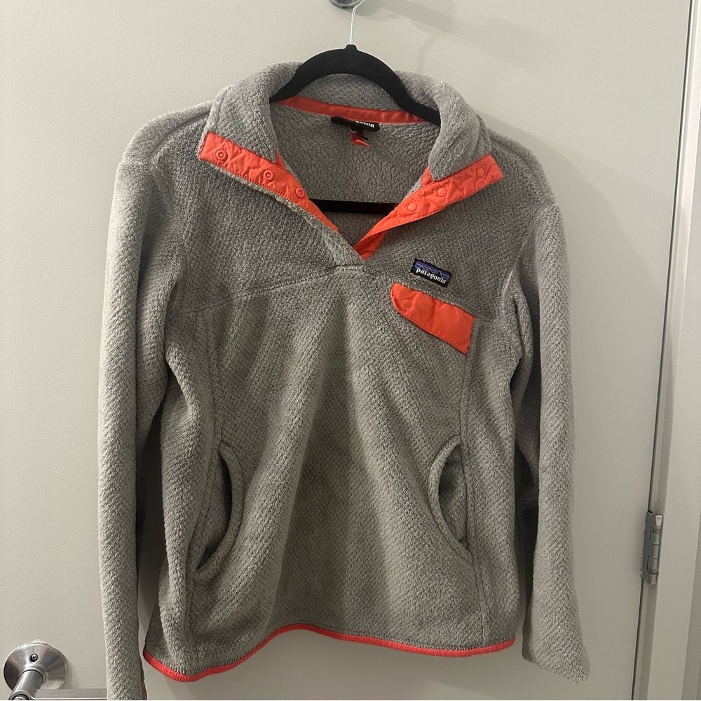 Patagonia Fleece with Pink Trim